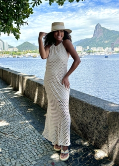 Vestido Elaine Areia - comprar online