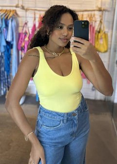 Body Taiane Amarelo Bebê - loja online