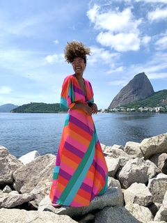 Vestido Megan Estampa Assimétrica P ao GG - Mercê