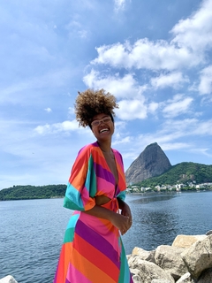 Vestido Megan Estampa Assimétrica P ao GG na internet