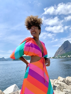 Vestido Megan Estampa Assimétrica P ao GG - loja online