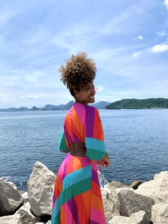 Vestido Megan Estampa Assimétrica P ao GG - comprar online