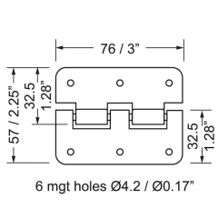 Bisagra Desmontable Grande - comprar en línea