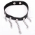Gargantilha Com Botão De Pressão Preto Dominatrixxx Ref.: 352-PR