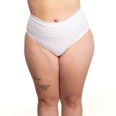 Culotte Alto Con Puntilla (0193)