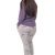 Pijama Malva (3824) - tienda online