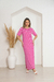 Vestido Midi Listrado com manguinha - Vanessa 30149 na internet