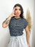 Blusa Listrada Grossa com Manga Japonesa - 60067 - loja online