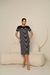 VESTIDO DUAS CORES LISTRADO LISO ISABEL - 30155 - comprar online