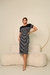 Imagem do VESTIDO DUAS CORES LISTRADO LISO ISABEL - 30155
