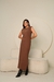 Vestido Muscle tee Jéssica - 30164 - MARROM - loja online