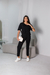 Conjunto de calça e blusa manga curta em Malha - Carla 10178 - loja online