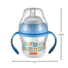 FISHER PRICE - COPO DE TRANSIÇÃO BICO E ALÇA REMOVÍVEL 150ML - AZUL - comprar online