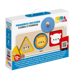 BABEBI - PRIMEIROS ENCAIXES CORES E FORMAS BRINQUEDO EDUCATIVO na internet