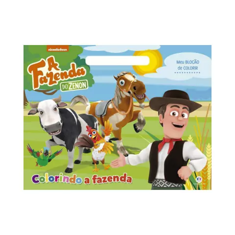 LIVRO A FAZENDA DO ZENON - COLORINDO A FAZENDA - CIRANDA CULTURAL