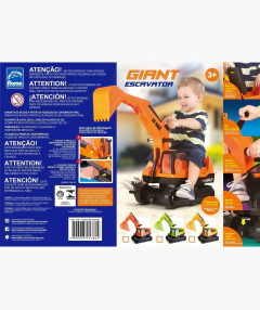 ROMA - CARREGADEIRA ESCAVATOR GIANT VEÍCULO SUPORTA ATÉ 50KG - loja online