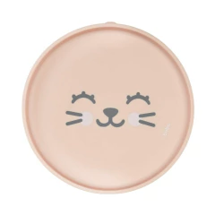 BUBA - PRATINHO EM SILICONE COM VENTOSA GUMY - PÊSSEGO - loja online