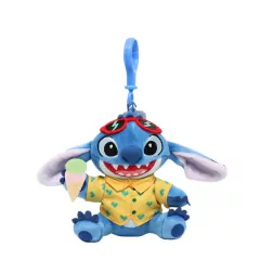 DISNEY - PELÚCIA CHAVEIRO DISNEY LILO E STITCH - CAMISA HAVAIANA