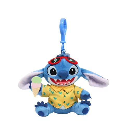 DISNEY - PELÚCIA CHAVEIRO DISNEY LILO E STITCH - CAMISA HAVAIANA