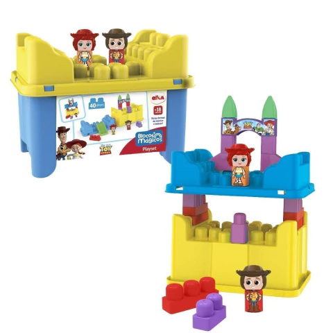 ELKA - BLOCOS DE MONTAR PLAYSET BLOCOS MÁGICOS TOY STORY 40PC