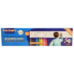 BATE BUMBO - ROLO DE DESENHO PARA PINTAR DESENROLANDO O FUNDO DO MAR 3 METROS