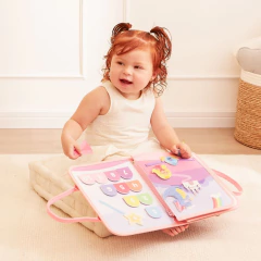 BUBA - LIVRO DE ATIVIDADES EM FELTRO AVENTURAS - PRINCESA - Mamu Kids Store