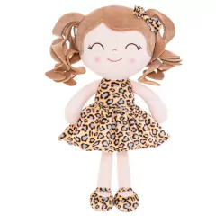 GLOVELEYA - BONECA 30CM SPRING ANIMAIS - LEOPARDO