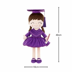 GLOVELEYA - BONECA 40CM SPRING FORMATURA - COM NOME