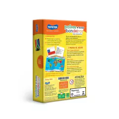 TOYSTER - JOGO EDUCATIVO - PAÍSES E SUAS BANDEIRAS - comprar online