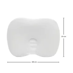 BUBA - TRAVESSEIRO ANATÔMICO VISCOELÁSTICO +0M - BRANCO - comprar online