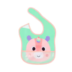 BUBA - BABADOR IMPERMEÁBEL COM BOLSO BUBAZOO UNICÓRNIO - Mamu Kids Store