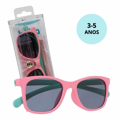 BUBA - ÓCULOS DE SOL FLEXÍVEL COM PROTEÇÃO UVA - 3-5 ANOS - ROSA/VERDE