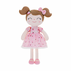 GLOVELEYA - BONECA 40CM SPRING CLÁSSICA - MORANGO