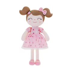 GLOVELEYA - BONECA 40CM SPRING CLÁSSICA - MORANGO