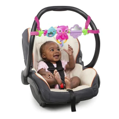 CLINGO - ARCO PARA CARRINHO BUSY BIRDIES ROSA - Mamu Kids Store