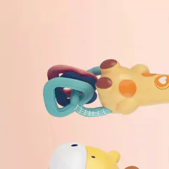 CHOCALHO MORDEDOR COM SOM E LUZES 22CM - GIRAFA na internet