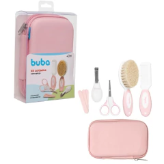 BUBA - KIT CUIDADOS COM ESTOJO ROSA