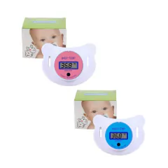 CHUPETA COM TERMÔMETRO BICO SENSÍVEL