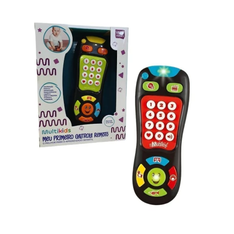 MULTIKIDS - MEU PRIMEIRO CONTROLE REMOTO BABY - PRETO