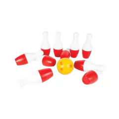 NIG - JOGO DE BOLICHE COM 10 PINOS E 02 BOLAS +3ANOS - Mamu Kids Store