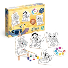 NIG - BRINQUEDO DE MADEIRA KIT PINTURA LILO E STITCH - STITCH