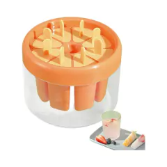 Imagem do FORMINHA PARA PICOLÉ REDONDA 8 UNIDADES - LARANJA