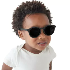 Imagem do BUBA - ÓCULOS DE SOL INFANTIL RETRÔ FLEXÍVEL PRETO