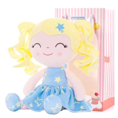 GLOVELEYA - BONECA 30CM SPRING CONSTELAÇÃO - AZUL LOIRA COM SACOLA - comprar online