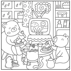 LIVRO PARA COLORIR CUTE BUDDIES - CIRANDA CULTURAL - Mamu Kids Store