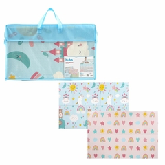 BUBA - TAPETE DOBRÁVEL DUPLA FACE ARCO ÍRIS 195CM