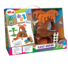 ELKA - PLAYSET AVENTURA DINO E AMIGOS - loja online