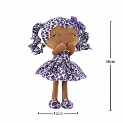 GLOVELEYA - BONECA 30CM SPRING ANIMAIS - ONÇA LILÁS MORENA - comprar online