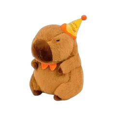 PELÚCIA CAPIVARA FELIZ ANIVERSÁRIO 26CM HAPPY BIRTHDAY