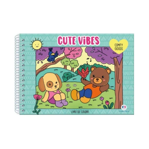 LIVRO DE COLORIR CUTE VIBES - CIRANDA CULTURAL